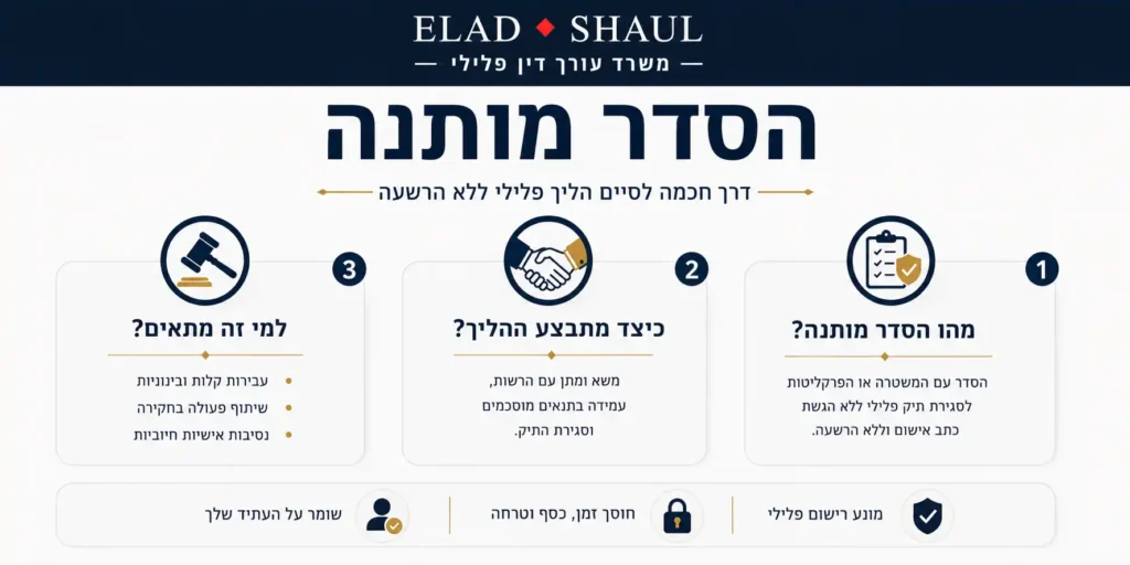 הסדר מותנה